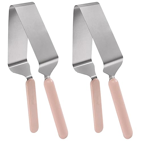 SOLUSTRE 2pcs Cake Slicer Cutter Cake Cutter Tongs Cake Lifter Tools Cake Pastry Cutter Cheesecake Butter Cutter for Even Slices