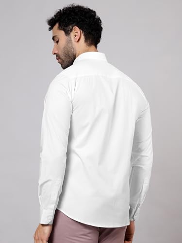 Image of Beyoung Cotton Plain Regular Fit Shirt for Men | Full Sleeve | Formal Shirt | Classic Collar Cotton
