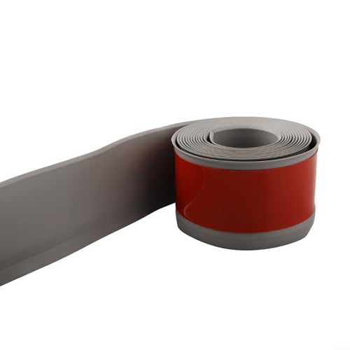 Rodapié flexible de alta densidad y acabado gris mate para reformas modernas de interior 4