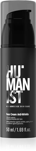 HUMANIST – Cura Maschile – Crema Viso Idratante & Rivitalizzante 3in1 – Leviga le Rughe –...