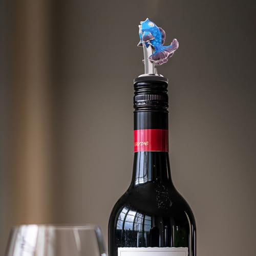 Vertedor de botellas de aceite y salsa reutilizable hecho de aleación de zinc 7