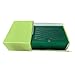 Imagen de ROUREOX Caja Reloj Mujer Cuero Verde Estuche Madera Individual Almacenamiento Cojín Suave Joyas para Rolex Submariner