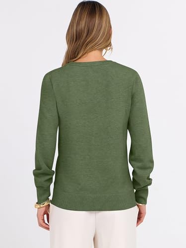 Image of ANRABESS Women's Long Sleeve V Neck Basic Sweaters | Classic Pullover Tops,Soft Loose,Business Casual Work,Travel Vacation,All Day Wear,Fall Spring Outfits,Winter Layer Clothing