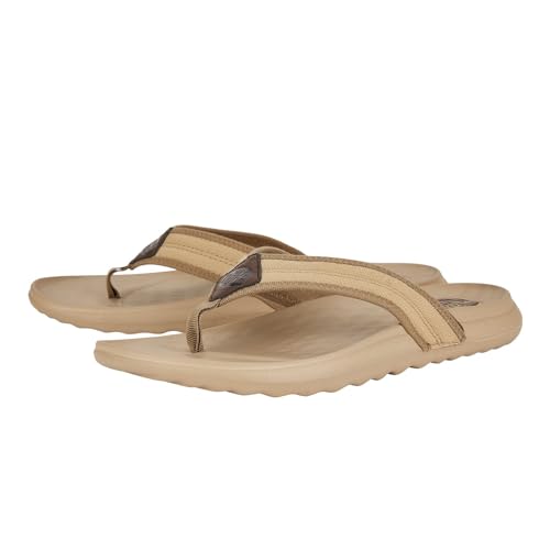 Image of HEYDUDE Men's Myers Flip Classic Sandal | Lightweight Flexible Outsole | Travel Ready Flip Flop