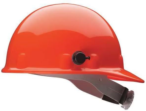 Hard Hat, Thermoplastic, 8 Point Swing Ratchet, Type 1, Class G, Orange, Mfr: E2QSW03A000-A