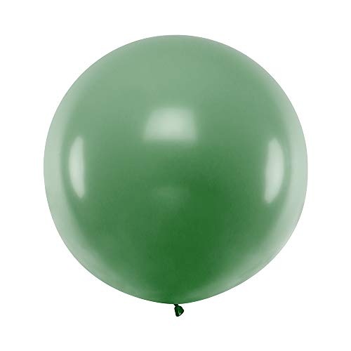 DekoHaus Ballons géants XXL 100 cm à l'hélium Couleur au choix (vert foncé)