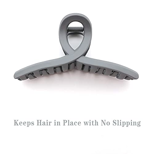 Nalodu 4.3 Inch Hair Claw Clips Large No Slip Big Matte Jaw Butterfly Clip For Thin Fine Thick Hair Women thumb #5