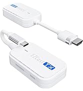 Wireless HDMI Wireless 8 Device Expandable Small Wireless Transmitter and Receiver Set, 98.2 ft (30 m) Wireless Transmission, 5 GHz, No WIFI Required, USB-C Transmitter, HDMI Receiver, Easy to Connect, Simultaneous Output of Video and Audio Output, Home/Off...