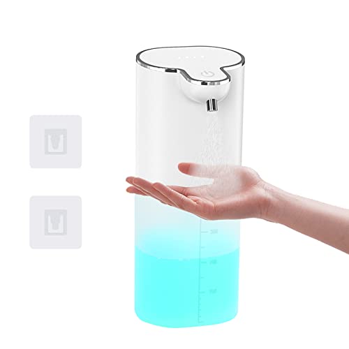 Dalugo アルコールディスペンサー 自動 充電式 消毒液 自動ディスペンサー 壁掛け付き オートディスペンサー アルコールスプレー 非接触 400mL大容量 噴霧量4段階調節 IPX5防水 玄関/学校/病院/ホテル/会社/店舗/レストラン手指消毒適用