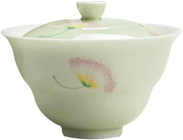 Handmade White Porcelain Thin Body Tea Bowl Cup Kung Fu Set