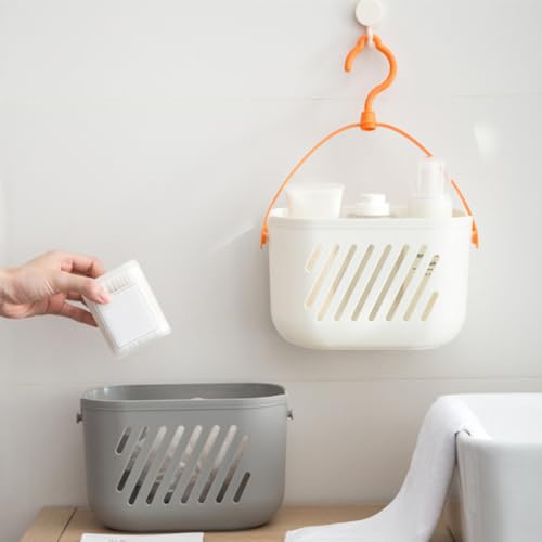 Cestas colgantes CRAFTHROU de plástico resistente para cocina y baño 5