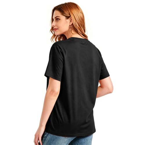 Halloween Pumpkin Shirt Women Graphic Tee Fall Casual Shirt - image 6