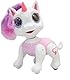 Generico Ferngesteuertes Einhorn Hund Fernbedienung Katze mit Fernbedienung mit Lichtern Geräuschen und Verse Welpen Smart Interaktiver Roboter Multifunktions Intelligentes Tier Fernbedienung Infrarot