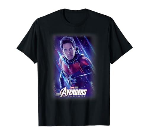 T-shirt Ant-Man Galactic Poster Marvel Avengers Endgame vêtement graphique noir pour homme