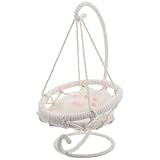 Assise douce et confortable : comprend un coussin de balancelle confortable, idéal pour détendre les mini-poupées et agrémenter les scènes de jouets miniatures avec une assise réaliste