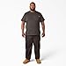Dickies Mens Heavyweight Crew Neck Short Sleeve Tee Big-Tall T Shirt, Black Olive, 3X-Large Big Tall US