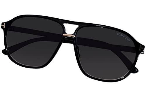 Image of Tom Ford BRUCE FT 1026 Shiny Black /Dark Grey Shaded 61 /12 /145 men Sunglasses