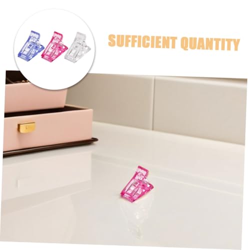 CALLARON Set de 60 Clips para Extensión de Uñas miniatura 3