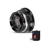 Compatible for Canon 25mm F1.7 APS-C Manual Focus Mirrorless Lens(M4/3)