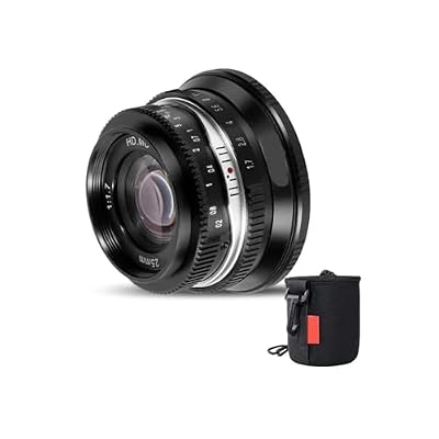 Compatible for Canon 25mm F1.7 APS-C Manual Focus Mirrorless Lens(M4/3)