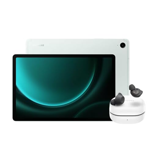 Tab S9 FE+ 5G (128GB) - Verde Claro + Galaxy Buds FE - Grafite Combo