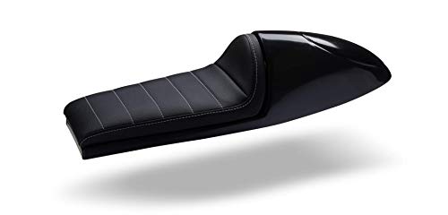 Selle Universal Cafe Racer noire version longue classic C pour moto custom