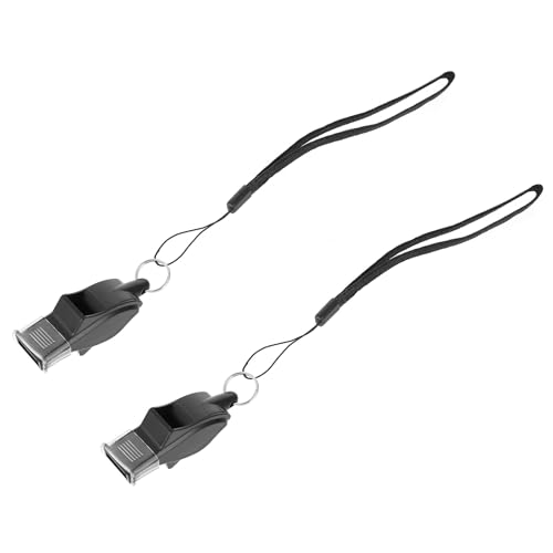 Silbatos deportivos de acero inoxidable 2 pcs miniatura 1