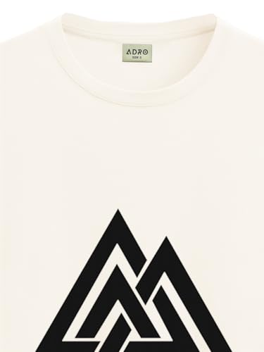 Image of ADRO Men's 100% Cotton Regular Fit T-Shirt