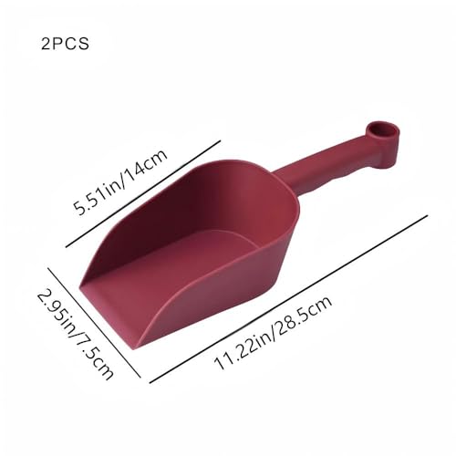 2 Piezas Palas de Jardín de Resina PP con Asa Ergonómica miniatura 2