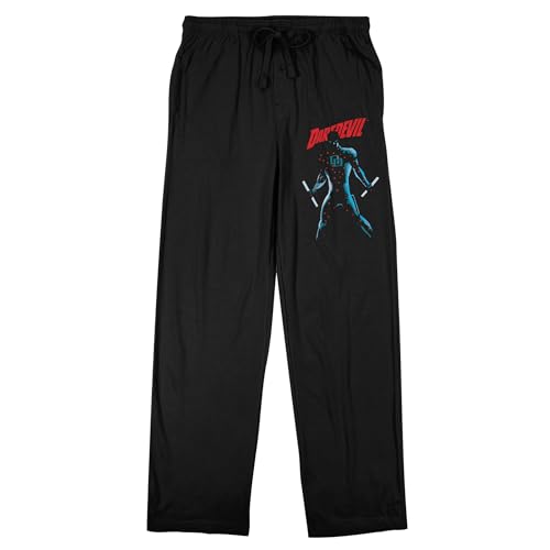 Marvel Universe Daredevil Men's Black Sleep Pants