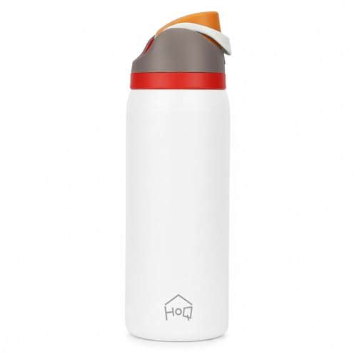 Image of House of Quirk Sippease Stainless Steel Water Bottle with Straw for Sports and Travel BPA-Free 950ML (Mocha)