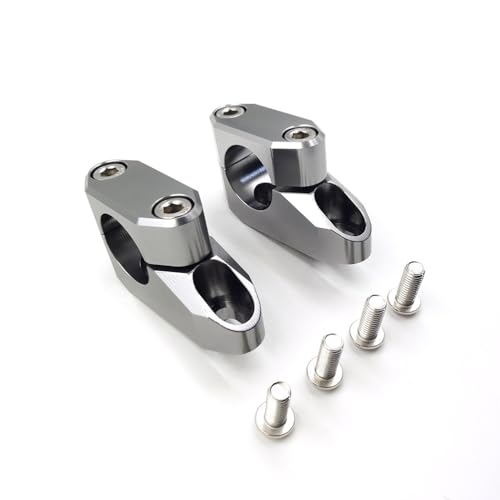 Pince de Guidon Moto 1 1/8 Hausse de Guidon de Moto pour Base 28mm