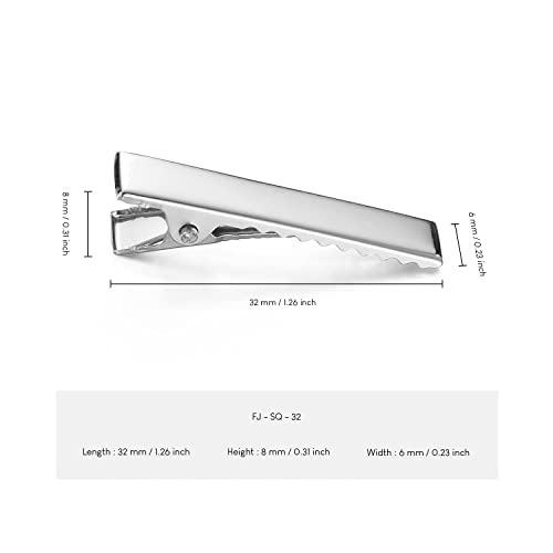 Image of NEOBABY Plain Alligator Metal Hair Clips | Crocodile Clips Styling Sectioning Hair Duck Teeth Hair pins | Curl Clips Barrettes | Craft DIY Accessories for Girls and Women's