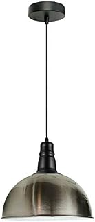 Vintage Industrial Retro Ceiling Pendant Lighting Metal E27 Base Lamp Shade Adjustable Hanging Light for Kitchen Island Farmhouse Dining Room Bedroom Living Room Hallway Loft Restaurant Bar (Yellow)