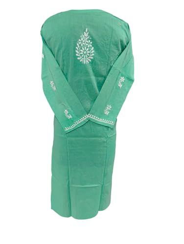 Image of Women Fashion Lucknowi Chikankari Pure Cotton Handwork Kurti for Women Girl