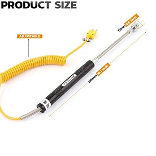 Sonda termopar tipo CK para solucionar lecturas incorrectas de temperatura 2