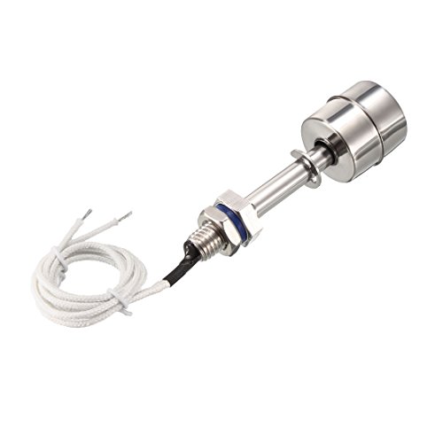 uxcell Stainless Steel Float Switch for Water Pump Tank swim pool garden pond Liquid Water Level Sensor M11 90mm Length 2Pcs