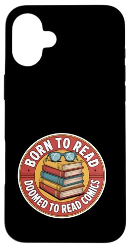 Born to Read Doomed to Comics �ʔ����{�D�� �X�}�z�P�[�X iPhone 16 Plus �p
