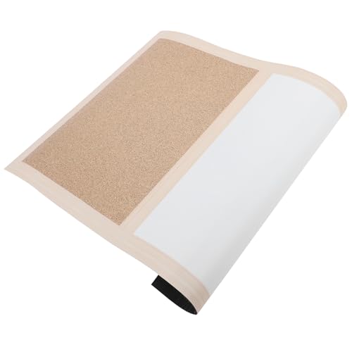 Alipis Pizarra Multifuncional Compartimiento Medio, Tablero de Corcho Magnético para Pared de Goma Ligera, Marco de Roble, Adecuado para Aulas, Oficinas y Hogar, Uso como Tablón
