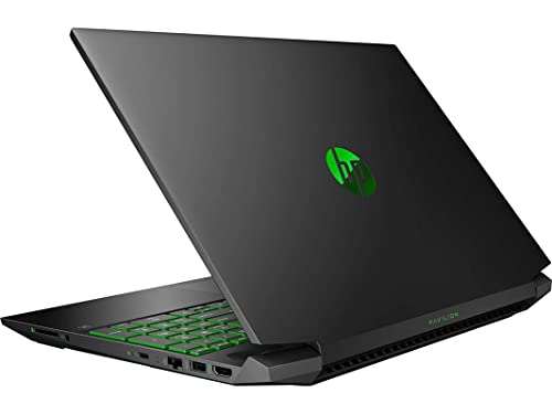 Hp 2022 Pavilion Gaming 15.6" Fhd Ips Laptop, Amd Ryzen 5-5600H (Beats I7-9750H), 16Gb Ram, 1Tb Hdd+512Gb Ssd, Backlit Keyboard, Geforce Gtx 1650, Win 11, Acid Green, 32Gb Snowbell Usb Card #TOP5