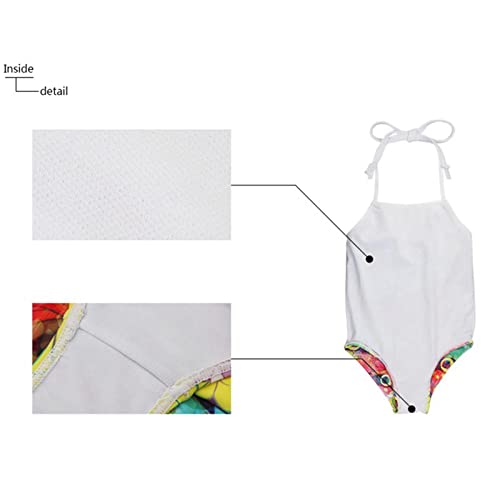 COEQINE Girls One Piece Swimsuit 1-10 Years Bathing Suit Swimwear Beachwear3