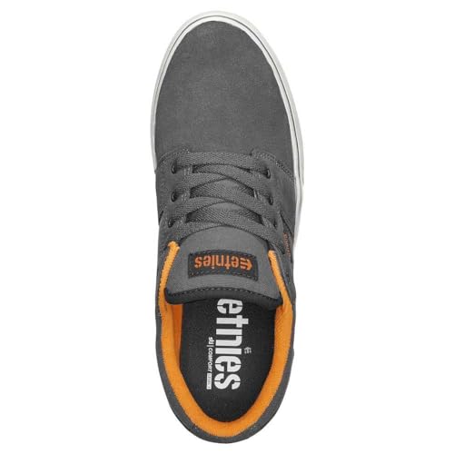 Image of Etnies Men's Barge Ls Dark Grey /Black /Orange 11