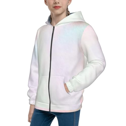 Wallpaper Shape Kid Hoodies Boys Zip Up Sweatshirts Girls Pullover with Pocket