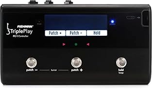 Type: Foot Controller for Triple Play Large LCD display with selected patch information Built-in tuner TriplePlay battery level indicator USB connection with no driver required