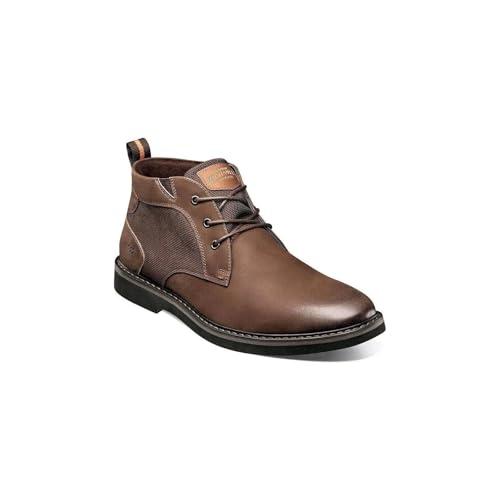 Nunn Bush Denali Plain Toe Chukka Brown Crazy Horse 12 M (D)