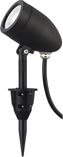 ET2 Lighting E41359-BK Alumilux - 5W 1 LED Outdoor Pathway Light-9 Inch Tall and 2.25 Inch Wide