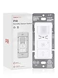 TORCHSTAR Humidity Sensor Switch with PIR Motion Detection, Adjustable Timing, Moisture Control, Automatic Fan & Light Control for Bathrooms Basements, Single Pole, 1/2 HP, White, ETL Certified
