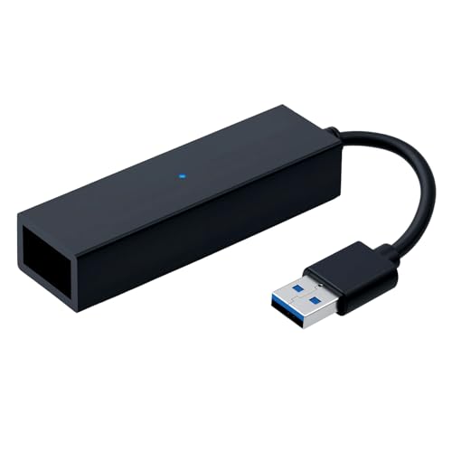Mcbazel VR Adaptador de Cámara USB3.0 para PS5/PRO,Convertidor de Cámara PS4 a Consola PS5 para PS VR con Indicador LED Compatible con Playstation 5 -Negro