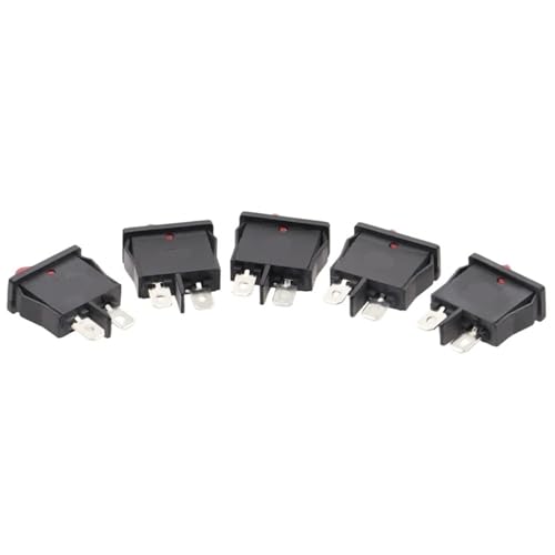 Interruptor basculante delgado de 6A y 250V para proteger y encender electrodomesticos pequeños 3