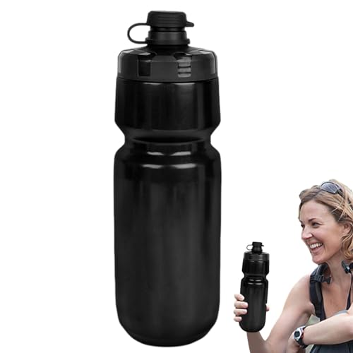 Botella de agua para ciclismo de 720ml con gran diámetro de silicona 2